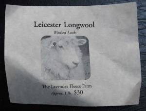 label with sheep's head on it